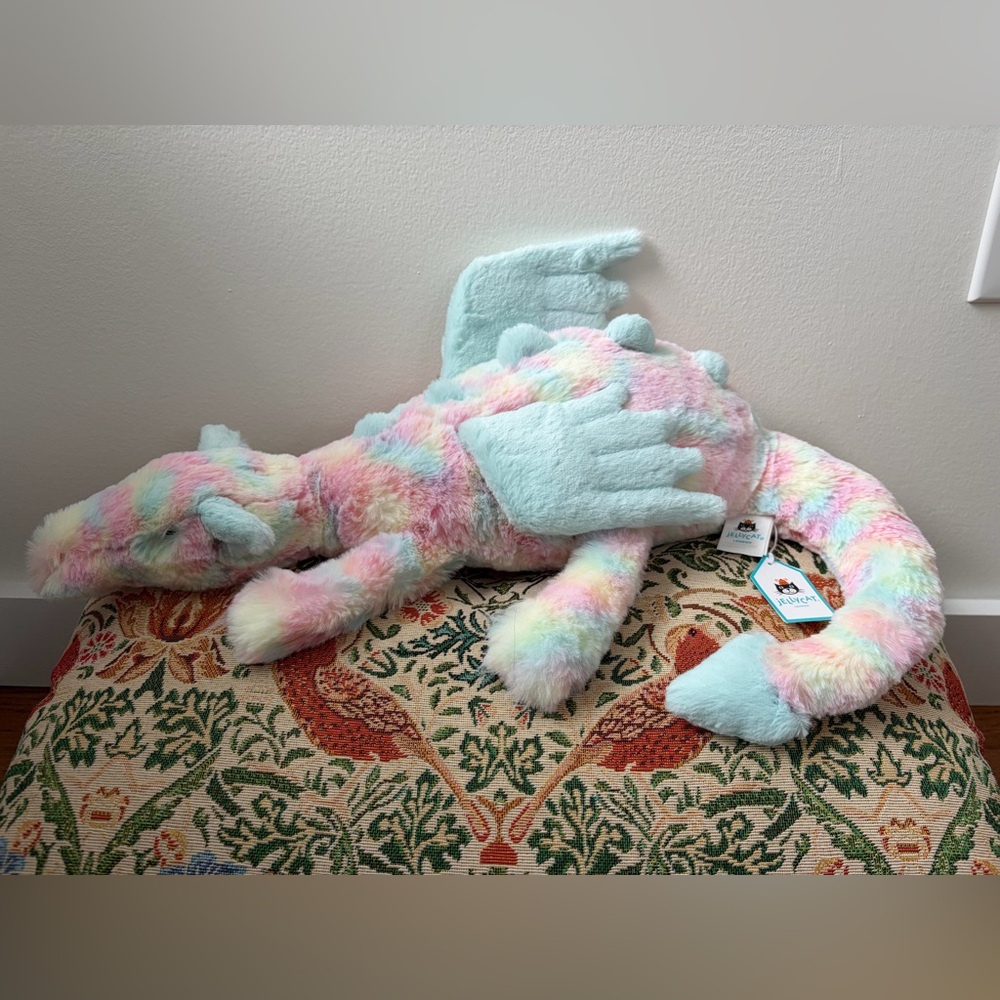 BNWT Jellycat Lazulia Dragon Size Large - Authentic, Hard to Find